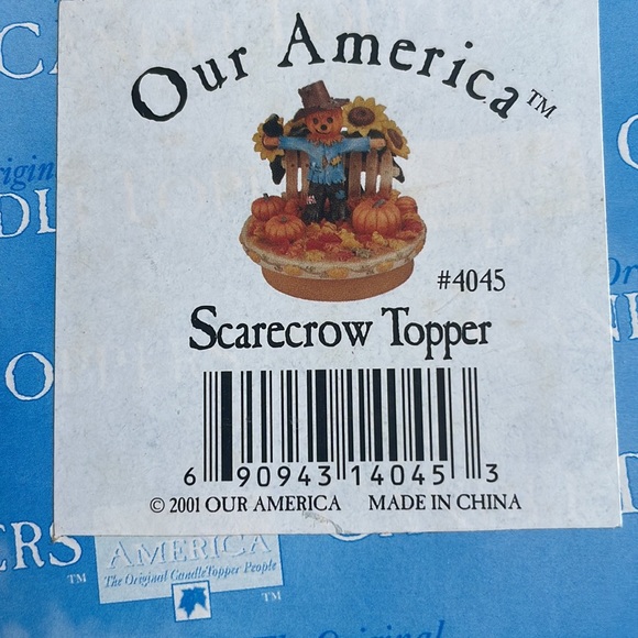 Scarecrow candle topper - Picture 10 of 15